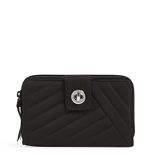 Vera Bradley Women’s Cotton Turnlock Wallet With RFID Protection