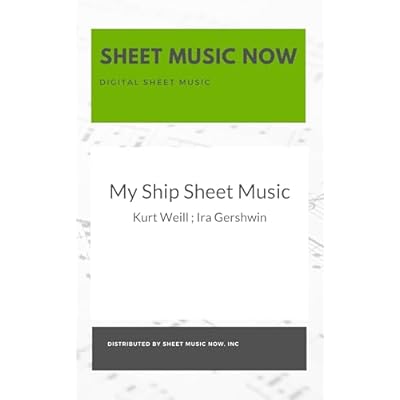 My Ship Sheet Music