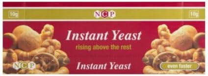 NCP Instant Dry Yeast Pack 10 g (Pack of 48)