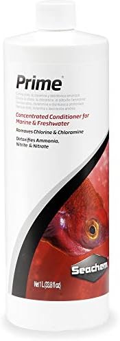 Seachem 437 Prime Fresh and Saltwater Conditioner - Chemical Remover and Detoxifier 1L