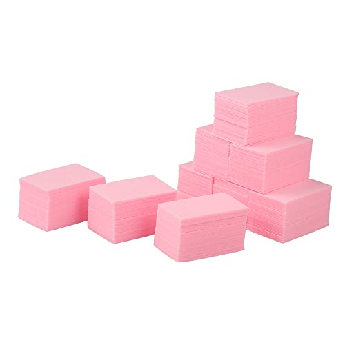SHUAIGUO Gel removedor de esmalte de uñas Set 1000PCS sin pelusa toallitas para uñas almohadillas de algodón removedor de maquillaje facial removedor de sombra de ojos