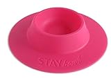 STAYbowl Tip-Proof Ergonomic Pet Bowl for Guinea Pig and Other Small Pets, 1/4-Cup Small Size, Fuchsia (Pink)