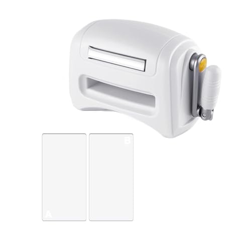 Die Cutting Machine, Mini Embossing Machine for DIY Paper Card Decorative Craft Scrapbooking (White)