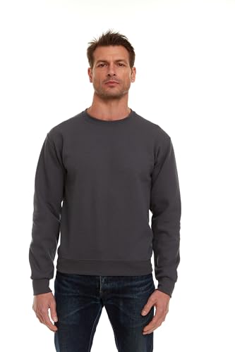 BILLIONHATS Mens Crewneck Sweatshirts in Bulk, Cotton, Wholesale Screenprinting Sweat Shirts For Men, Layer Shirt2