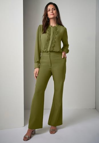 Jessica London Women's Plus Size Tummy Control Bi-Stretch Bootcut Pant4