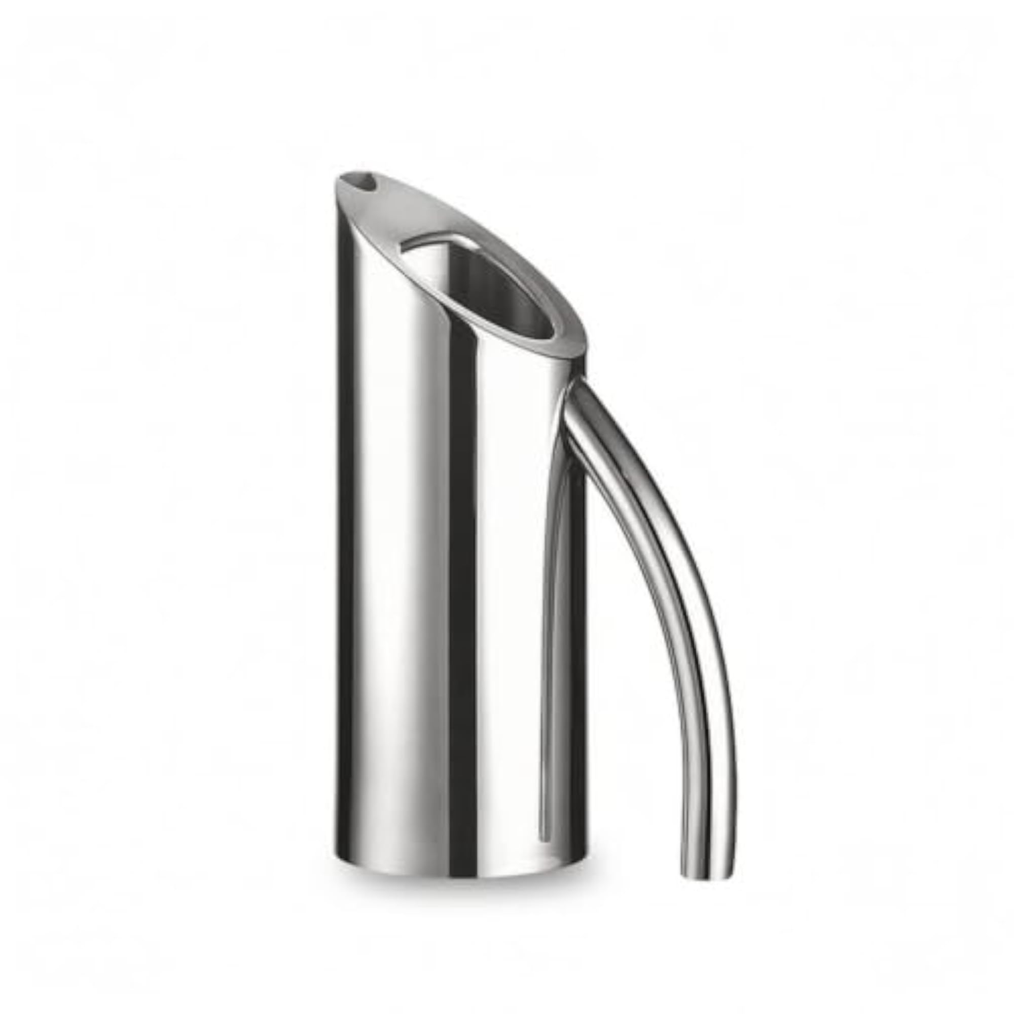 Polished Stainless Steel Pitcher, Mirror Finish, Cylindrical