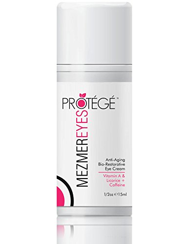 NEW! Anti Aging Eye Cream - MezmerEYES - Best for Men and Women with Dark Circles, Puffiness, Wrinkles, Eye Bags and - Retinol, Caffeine, Green Tea, Collagen, Hyaluronic Acid, Vitamin E