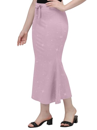 Image of Mehrang Stretchable Shimmer Saree Shapewear Petticoat for Women, Skirts for Women,Shape Wear Dress for Saree