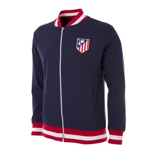 Copa Football   Chaqueta de entrenamiento   Fútbol   Hombre   Atletico de Madrid 1969   Retro   Azul   50% algodón   50% poliéster   Talla M