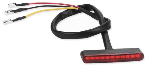 Feux arrière de freinage moto à LED universels haute visibilité