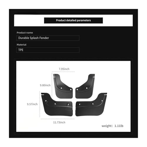 Guardabarros de rueda trasera Tesla Model Y Launch 2025 Juniper conjunto 6
