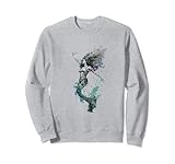 Sirena Rising Acquerello - Caratterizzato da una bella illustrazione ad acquerello di una sirena che nuota verso la superficie