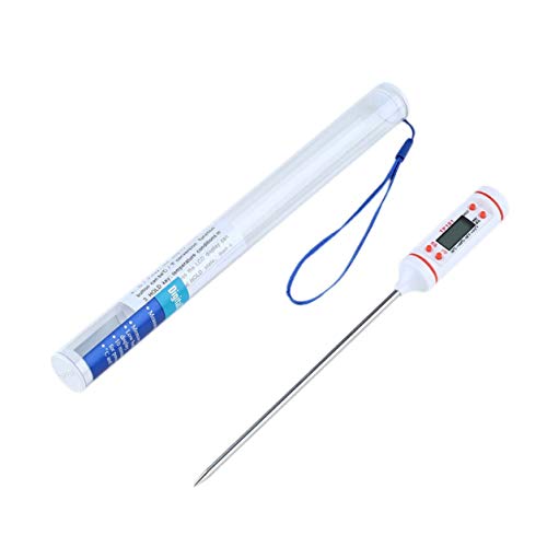 Qewmsg Household Digital Cooking Food Probe Meat Kitchen Cooking BBQ Selectable Sensor Thermometer Food Measuring Equippment