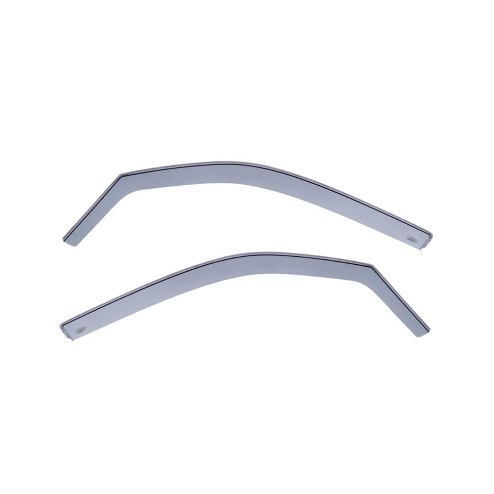 DGA Wind Deflectors compatible with Volkswagen Amarok 2/4-doors 2010-2022 (2-pieces), Grey