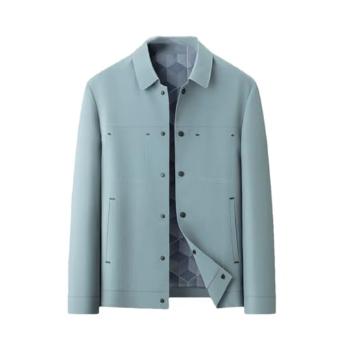 Men Business Jackets Classic Solid Casual Office Jackets Middle Age Social Trenchcoats Coats
