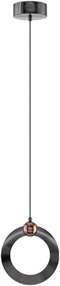 Lampe À Suspension De Chevet, Lampes Suspendues Modernes À Led 13W, Lampe À Suspension Annulaire En Alumiavec Abat-Jour En Acrylique Blanc, Lustre D'Éclairage Décoratif Rond Créatif Pour/Pearl