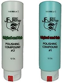 Miniatura 2 de Paquete combinado original de compuesto polaco JFJ de 12 onzas, azul #1 y blanco #2 (JFJ Easy Pro, Plus, individual, doble y sin brazos)