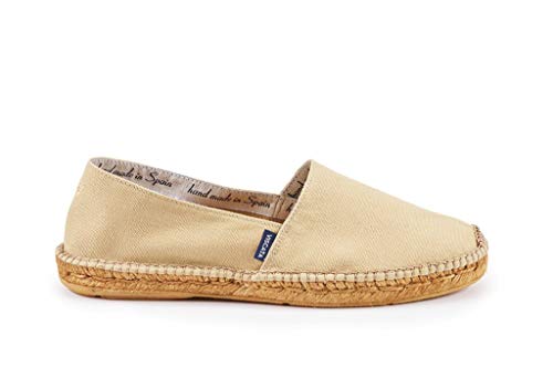 VISCATA - Lienzo para hombre, diseño de espadrillas, fabricado en España, color Beige, talla 46EU Cover