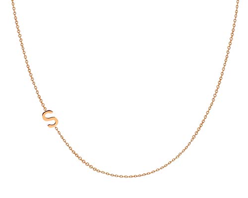 14k Gold Asymmetrical Letter Necklace 14k Gold Asymmetrical Letter Necklace