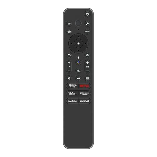 Controle remoto de substituição por voz RMF-TX910U adequado para Sony Bravia TV BRAVIA XR/KD/XR Series X77L A95L X95L X93L A80L X90L A75L XR55A75 KD43X77L, KD50X77L, KD65X77L, KD75X77L. KD85X7 7L com