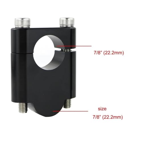 Evite dolor de espalda con elevador manillar 22 mm abrazaderas Virago XV y WR450F 4