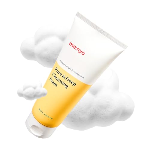 [ma:nyo] Pure & Deep Cleansing Foam (100ml) - 99% Pore cleansing with 10 floral complex and Ceramide – Elastic & Fine bubbles for Deep cleansing with safe formula