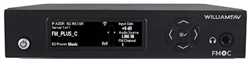 Williams AV FM T55C-00 Dual FM + WI-FI Wireless Broadcasting System, Black; DSP Platform; Designed for Pro-Audio Applications; FM+C System; FM and Wi-Fi Audio Broadcasting