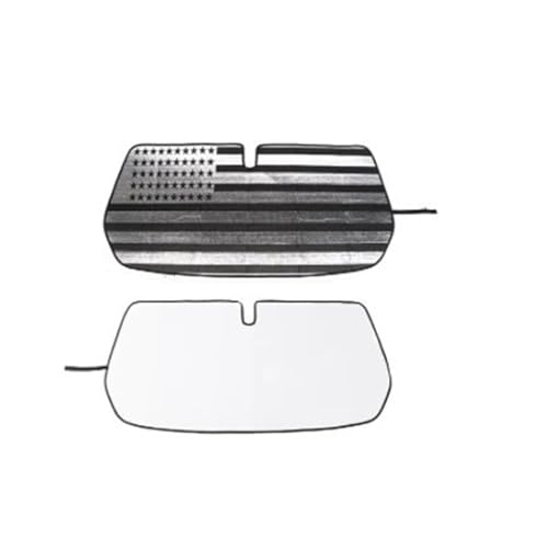 Pare-soleil Jeep Renegade 2016-2023 Style B sur mesure pour pare-brise