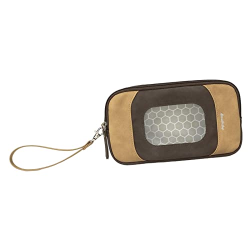 TOOYFUL Lenços Umedecidos Portátil Estojo Reutilizável Recarregável, Castanho