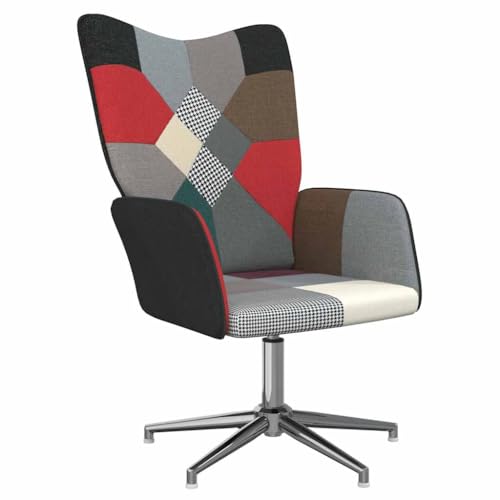 XHNIFBN Sillón de relax multicolor con función de giro de 360°, 62 x 68 x 98 cm, cómodo acolchado de espuma, marco de acero robusto para salón, jardín, balcón y jardín de invierno