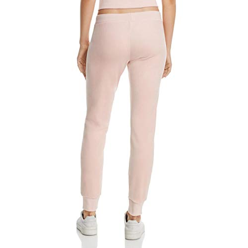 Black Label Zuma Womens Velour Jogger Pants Pink Size S