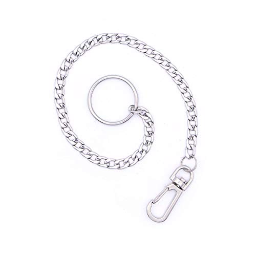 Preisvergleich Produktbild LIOOBO 32cm Edelstahl-Diebstahlsicherungs-Schlüs... lang verbinden Entwurfssicherheits-Schlüsselkette B2