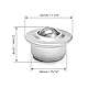 QWORK® Kugelrollen mit Stahlkugel, Universal-Basis Förderband Walze Ball, 16mm, 6 Stück