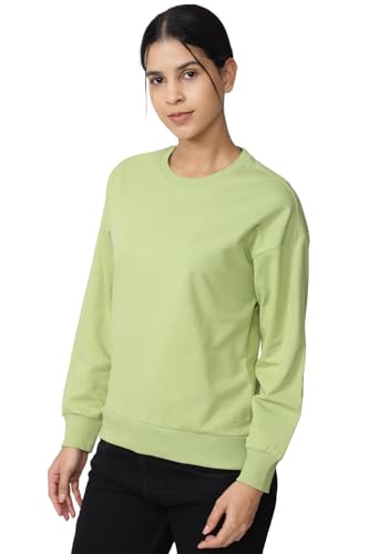 Image of Van Heusen Cotton Women Round Neck Sweatshirt