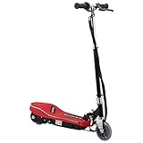 trottinette électrique noire 120w Hauteur du guidon réglable Trottinette Électrique Enfant, Trottinette Pliable pour Enfant Moteur 120W Max 12Km/h avec LED Rouge