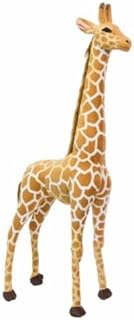 YUZHINUO Giant Real Life Giraffe Plush Toys Stuffed Animals Dolls Soft Kids Children Baby Birthday Gift Room Decor (yello...