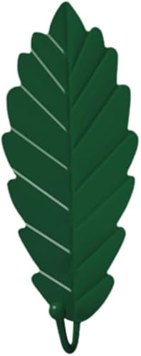 Katutude Ganchos decorativos de pared en forma de hoja, ganchos autoadhesivos para montar en la pared, ganchos de diseño vintage, ganchos de toalla
