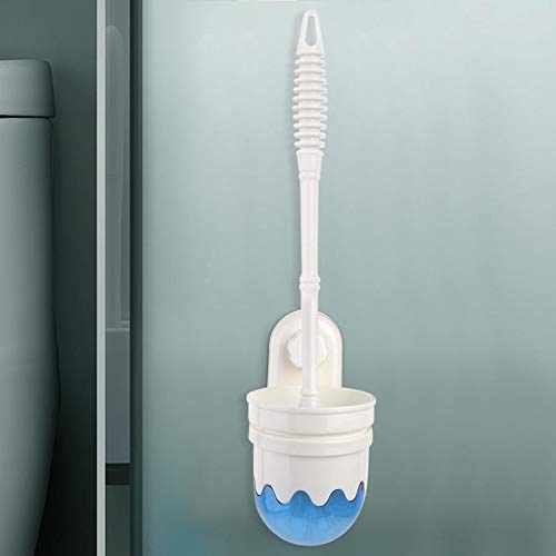 Toilet Brush Wall Mounted Toilet Brush With Suction Holder Base Bathroom Cleaning Tools Set Bathroom Fixtures #TOP4