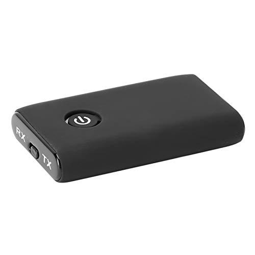 Xiuganpo Adaptador Bluetooth 5.0 Transmisor Receptor Inalámbrico con Cancelación de Ruido para Sistemas de en el Hogar Negro 1 Unidad