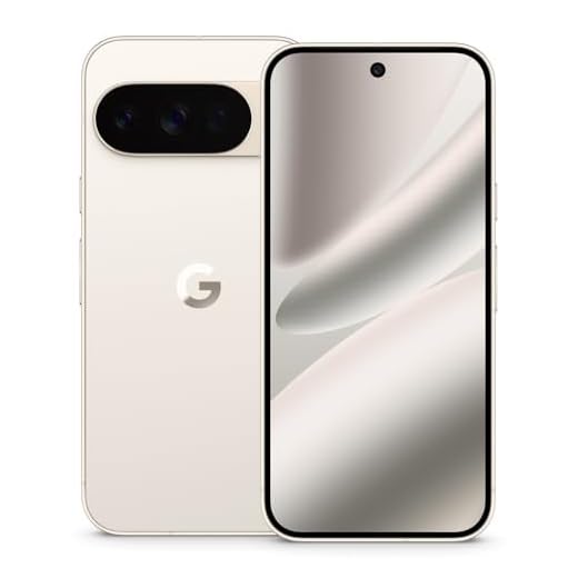 Google Pixel ​10 Pro 5G (202​5) GEHN3​ 512GB + 16GB RAM, Dual-SIM (nano-SIM, eSIM), ​Android 1​6 Factory Unlocked ​ Smartphone (Porcelain)