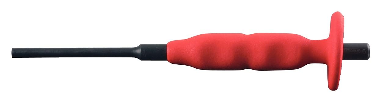 KS Tools 156.0004 Chasse goupille bruni avec poignée grip 4 mm Longueur 180 mm