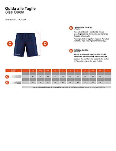 GIVOVA Short Pocket, Blanc, L Mixte