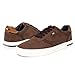 Nautica Men's Casual Lace-Up Shoe,Classic Simple Tennis Low Top Loafer, Fashion Sneaker-Negril-Dark Brown Tan 1-11