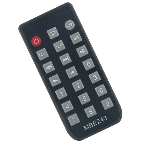 Replacement Remote Control fit for Pyle Wireless BT Streaming Home Audio Source Amplifier/Public Address Amplifier PDA65BU PDA6BU PDA7BU PTA66BT PTA44BT PMSA126BU PFA6000BU PPRE70BT