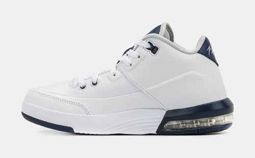 Nike Flight Origin 3 Mens Basketball Shoes (White/Midnight Navy/Neutral Grey)3
