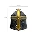 EverJoy Party Adult Templar Knight Helmet with Flip-Up Face Mask – Medieval Crusader Costume Headwear for Halloween, Cosplay, and Dress-Up Events