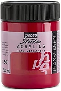 Pebeo 179050 farby akrylowe, farba pierwotna magenta, 500 ml, 500