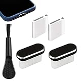 Bouchon USB C Anti-Poussière,2 Pièces Étanches et Portables USB C - Protecteur de Bouchon ...