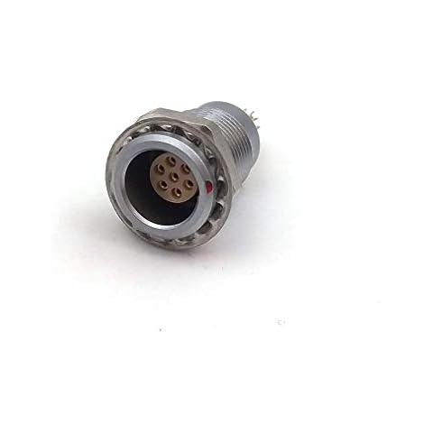 MCCAMSTORE 0B 7pin Aviation Connector, 0B Push-Pull Self-Lock Power Cable Connector Circuit Plug Socket for Egg.0B.307 (7 pin, Socket) Cover