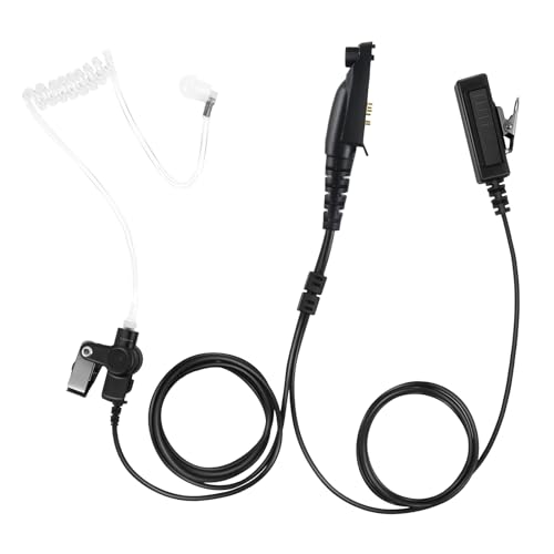 Tube oreillette Ptt mic anti bruit pour walkie talkie 6 pin